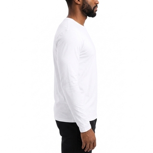 Camisetas Lisas al por Mayor para Ropa Urbana Informal, las Mejores Camisetas Personalizadas para Hombre, Camiseta Deportiva de Algodón, Ligera, Transpirable, con Logotipo OEM - Product Image 4