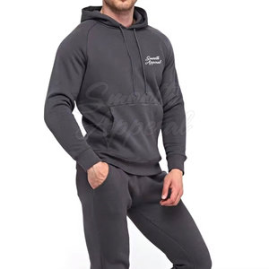 Chándal Moderno de Invierno con Capucha de Forro Polar Sólido - 100% Algodón, Cálido y Elegante para Entrenamiento, Viajes y Ocio - Product Image 4