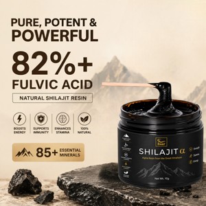 Résine de Shilajit de l'Himalaya OEM ODM 10g, Résine de Shilajit Pure, Résine d'Acide Fulvique de l'Himalaya Riche en Minéraux Naturels pour Hommes et Femmes - Product Image 4