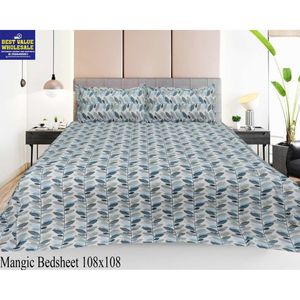 ผ้าคลุมเตียง MagicTwill ขนาดคิงไซส์ 108x108 นิ้ว เนื้อผ้านุ่ม น้ำหนักเบา ผลิตจากผ้าฝ้ายโดฮาร์ เหมาะสำหรับใช้ในโรงแรมและที่บ้าน - Product Image 1