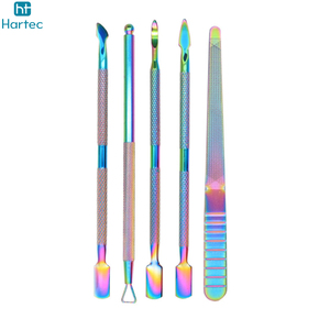 Ergonomic Stainless Steel OEM ODM Service High-Precision Multi-Function Nail Cleaner and Cuticle Pusher Salon Quality <b>Tools</b> - Product Image 4