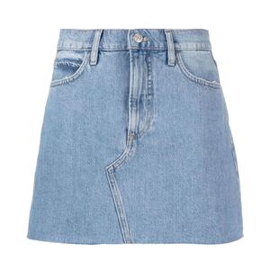 Jupe longue en jean décontractée pour femme, style Y2K, avec poches, taille haute, boutonnée, prête à être expédiée – Nouvelle collection mode - Product Image 1