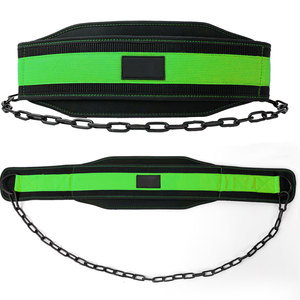 Cinturón de Gimnasio Unisex de Neopreno de 10 mm en Color Negro y Verde con Protección Profesional para Ejercicios de Fitness - Product Image 6