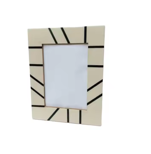 Marco de Fotos de Lujo Moderno Hecho a Mano con Incrustaciones de Hueso, Novedad en Decoración del Hogar, Arte de Pared, Hecho a Medida en India - Product Image 2