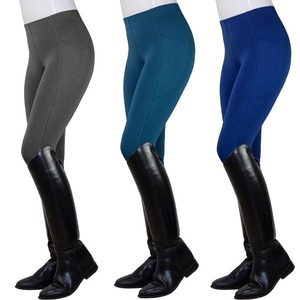 Culotte d'équitation de luxe pour femme, haute qualité, en cuir Bicast couleur personnalisée, avec compression et maintien de la selle, durable, taille haute, Plus - Product Image 2
