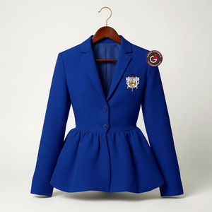 Royal Blue Sigma Gamma Rho Women's <b>Blazer</b> Custom <b>Button</b> Suit | SGRho Sorority Greater Service Greater Progress <b>Blazer</b> Hot Design - Product Image 1