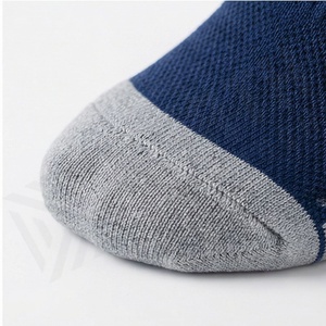 Blue Ankle Socks Breathable Polyester Spandex Running Sports Socks for Adults Summer Wear - Product Image 6