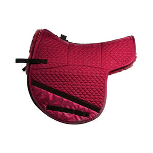 Coussin de selle en coton blanc personnalisé pour l'équitation, respirant, antidérapant, rembourré en silicone, pour le dressage et le saut d'obstacles - Product Image 5