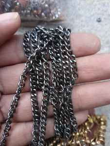 Chaînes en métal plaqué argent 925 pour les créateurs de bijoux, finition bronze, vente en gros, emballées en boîte, pour colliers et bracelets - Product Image 3