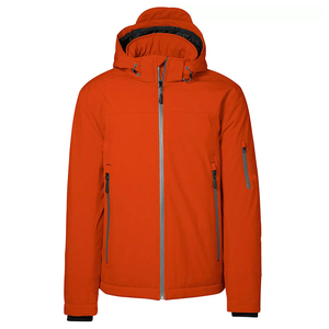 <b>Men's</b> <b>Long</b> Hooded Puffer <b>Jacket</b> Waterproof Windproof Sporty Winter Outdoor Zipper Closure Solid Green Color - Product Image 1