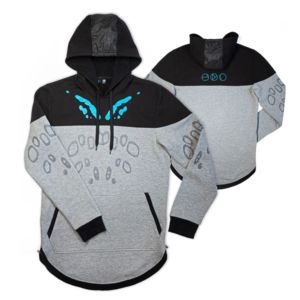 Sweat-shirts à capuche unisexes épais en coton lourd avec logo personnalisé - Product Image 6
