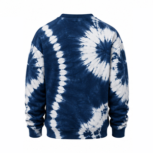 Sudadera Tie Dye Teñida por Inmersión, Ajuste Regular, Forro Polar Cepillado, Cuello Redondo, Exportador de Ropa Personalizada, Moda, Ropa Cómoda, Casual - Product Image 3