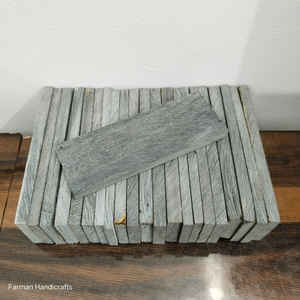 Écailles de corne de buffle noires modernes écologiques artisanales de 20 cm de long pour manches de couteaux à prix de gros - Product Image 4