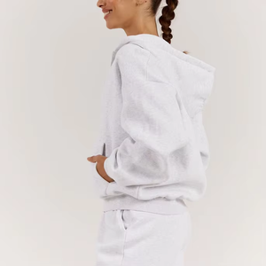 High Quality Custom Women Fleece <b>Tracksuit</b> Plus Size Luxury Sports <b>Tracksuit</b> Two Pieces Sets for Women - Product Image 3
