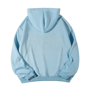 Sweat à capuche de sport pour homme, performance hivernale |   Pull en molleton athlétique bleu ciel avec imprimé |   Casual Oversized 100% Polyester - Product Image 5