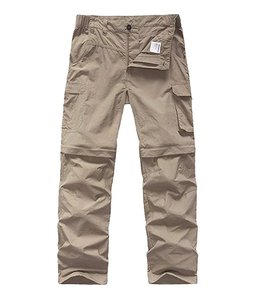 Men's 2 in 1 Convertible <b>Cargo</b> Pants <b>Zip</b> <b>Off</b> <b>Trousers</b> Multi Pocket Outdoor Hiking Workwear OEM - Product Image 4
