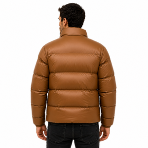 RELEVO INDUSTRIES Lightweight <b>Packable</b> Hooded Puffer <b>Jacket</b> for Men-Waterproof Windproof Quick Dry Zipper Closure Spring Season - Product Image 2