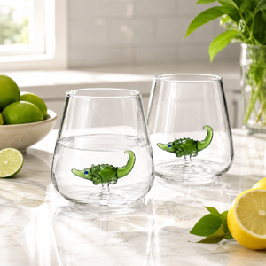 Verres à boire transparents en borosilicate faits à la main de 300 ml, sans plomb, pour whisky, eau, jus, réutilisables, en gros - Product Image 1