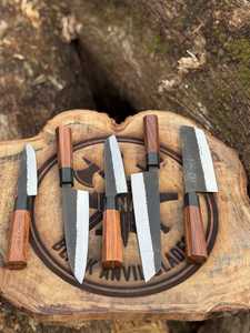 Hand Forged Kitchen <b>Knife</b> <b>Set</b> High Carbon Steel Chef <b>Knife</b> Collection Wholesale Supplier Non-stick culinary chef <b>set</b> - Product Image 1
