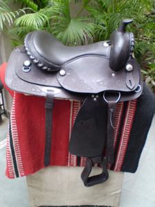 Selle intelligente Western Leather sans arbre Selle de style anglais la plus vendue avec siège souple et conception d'outillage manuel - Product Image 4