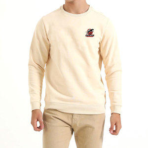 Sudaderas de Manga Larga con Cuello Redondo para Hombre, Transpirables, de Algodón, Talla Grande, Sudaderas Básicas al por Mayor - Product Image 1