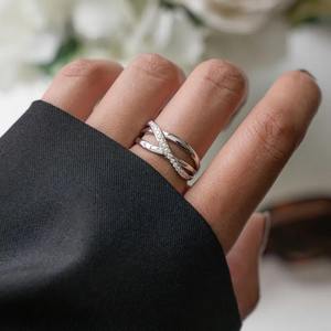 Best Selling Bridal Diamond <b>Ring</b> Set with <b>Matching</b> Wedding Band <b>for</b> <b>Couples</b> Celebration Available At Reasonable Price - Product Image 4