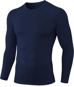 เสื้อยืดออกกำลังกายแบบรัดรูป Compression Fit Pro ผ้าไร้ตะเข็บ เสื้อผ้ากีฬาสำหรับมืออาชีพ โพลีเอสเตอร์ เสื้อยืดผู้ชาย เทคโนโลยี Cool Pass - Product Image 5