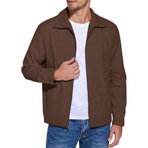Men's Lightweight <b>Zip</b> <b>Up</b> <b>Jacket</b> Golf Work Casual Office <b>Jackets</b> - Product Image 1