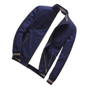 Veste mince à col montant oem avec logo personnalisé veste uniforme de baseball décontractée pour hommes printemps et automne veste pour hommes - Product Image 4