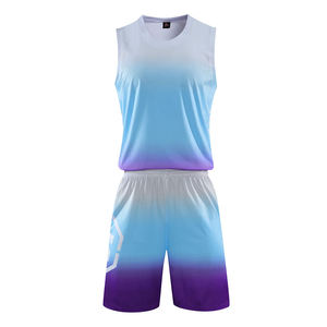 Wholesale Custom Basketball Jersey <b>Set</b> Adult Team Wear Breathable Plus Size Uniform - Product Image 1