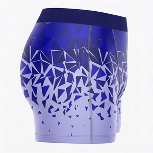 High Quality Elastic Waist Solid Casual <b>Men's</b> <b>Compression</b> <b>Shorts</b> Breathable Quick Dry Spandex/Polyester - Product Image 4