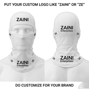 Masque facial rayé imperméable imprimé numériquement avec logo personnalisé, balaclava pour enfants, unisexe, pour le sport et l'usage quotidien, couvrant tout le visage et le cou - Product Image 2