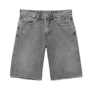 Shorts en jean pour hommes coupe droite, denim doux, prêts à être expédiés, approvisionnement direct usine - Product Image 6