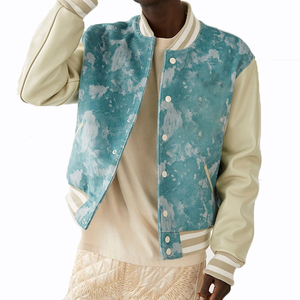 <b>Mens</b> Formal Denim Varsity Letterman <b>Baseball</b> College Bomber <b>Jackets</b> Wholesale <b>for</b> Bulk Buyers at Cheap Prices - Product Image 3