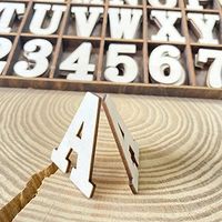 Elegantes Letras de MDF Cortadas con Láser, Ecológicas y Personalizadas, para Decoración del Hogar, Día de la Madre, Bodas, Manualidades Antiguas, Hechas a Mano