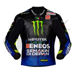 Chaqueta de carreras de moto personalizada para hombre, chaqueta de cuero profesional de moto OEM y ropa de carreras de coches - Product Image 1