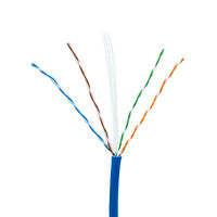 Kabel Jaringan Cat5E Cat6 Cat6A Cat7 Cat8 Kecepatan Tinggi 4pr 305m 1000ft Kabel Ethernet dengan Konduktor Tembaga Murni Kabel LAN Cat 6