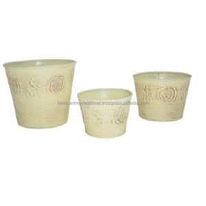 Ensemble de quatre pièces de créateur de jardinières de fleurs en métal de haute qualité pour accessoires de Pot floral décoratif de jardin de Restaurant - Product Image 3