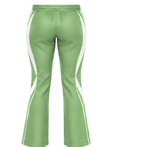 Ensemble athlétique deux pièces pour femmes, veste à capuche entièrement zippée et pantalon de jogging évasé pour l'entraînement, le jogging, la marche et les loisirs - Product Image 5
