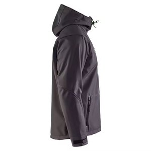 Maßgefertigte Cordura Stehkragen Herren Winter Softshell Motorradjacke Wasserdicht Atmungsaktiv Polyester Softshell-Jacke - Product Image 2