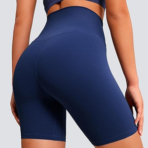 Custom Logo Women's Compression Shorts Athletic Fitness Scrunch Butt <b>Tights</b> Workout Bike Yoga Shorts Women's Running Shorts - Product Image 2