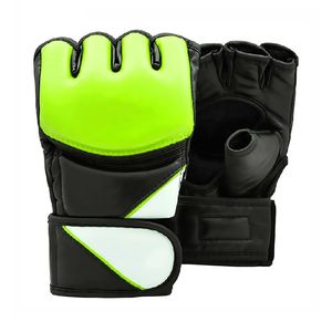 ถุงมือชกมวย UFC แบบสั่งทำพิเศษ ปิดด้วยแถบตีนตุ๊กแก หนังวัวแท้ 100% สำหรับฝึกศิลปะการต่อสู้สำหรับผู้ใหญ่ - Product Image 4