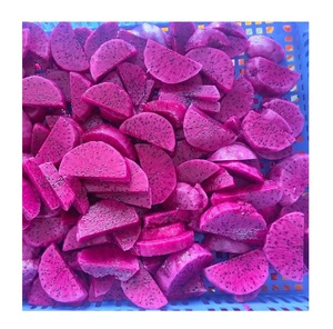 Tranches de fruit du dragon surgelées IQF, emballage en vrac, 100% chair rouge pure -18°C ° Conservation 12 mois - Product Image 1