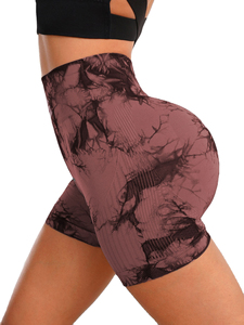 2025 Women's High Waist Fitness <b>Shorts</b> Elastic Yoga <b>Shorts</b> for Summer Running Sports <b>Gym</b> Workout-Made in Pakistan Joxia Sports - Product Image 5