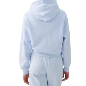 Conjunto Deportivo de 2 Piezas para Mujer, Sudadera Corta con Cierre y Pantalones Jogger, Ropa de Estar por Casa, Logotipo Personalizado, OEM, Venta al Por Mayor - Product Image 5