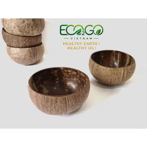 Eco2Go Vietnam Bol en Coque de Noix de Coco Naturelle Fait Main Écologique Durable Réutilisable Vaisselle - Product Image 3