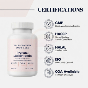 Capsules de multivitamines prénatales pour femmes enceintes, complément alimentaire, fabrication OEM, marque privée - Product Image 4