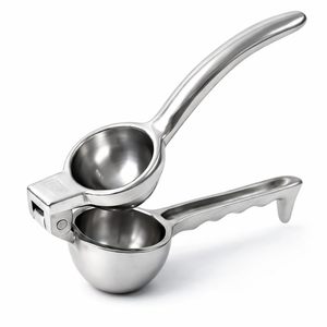 Stainless Steel Lemon <b>Squeezer</b> with Vinyl Coated Cum Bottle Opener 2 in 1 Lemon <b>Squeezer</b> <b>Juice</b> Extractor Red - Product Image 3