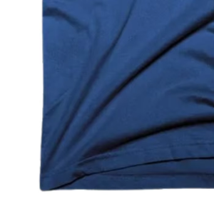 <b>Navy</b> Blue Light Blue T-Shirt Short Sleeve Casual Summer 100% Cotton Breathable Eco-Friendly <b>Top</b> for Women - Product Image 4