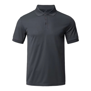 Tissu tricoté 100 % polyester uni pour polo homme, respirant, anti-transpiration, séchage rapide, technique brodée - Product Image 6
